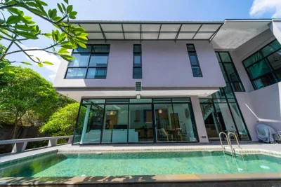 BangT-ao 3-bedroom modern minimalist luxury style private pool holiday villa gym quiet community – Fotos 3