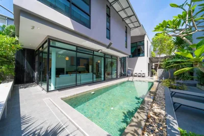 BangT-ao 3-bedroom modern minimalist luxury style private pool holiday villa gym quiet community – Fotos 14